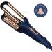 MIRACOMB Ion Titanium Deep Waver Hair Crimper - Digital Heat Settings, Auto Off, Dual Voltage - Royal Blue - Buy Online on GoSupps.com