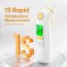 Easter Fever Thermometer - Digital Infrared Ear & Forehead Thermometer for Baby & Adults | Hygienic Accurate & Comes with 24 Disposable Caps - Yellow - Buy Online on GoSupps.com