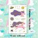 Ooopsiun Glitter Unicorn Temporary Tattoos for Girls - 9 Sheets, Gold Unicorn Birthday Party Supplies Decorations for Kids - Fake Tattoos Stickers - Buy Online on GoSupps.com