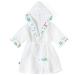 Pepi made in Poland bathrobe children baby unisex - bathrobe children boy 100% cotton - children bathrobe girl with hood unit size forest time l