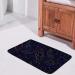 ZhiMi Coral Fleece Doormat Non Slip is Not Dirty Easy to Clean Suitable for Living Room Outdoors Planets and Stars - Buy Online on GoSupps.com