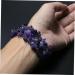 TEHAUX Womens Bracelet 2pcs Chunky Chakra Bracelet Irregular Bracelet Crystal Beads Layer Crystal Bracelet Layer Gemstone Crystals Bracelet Women Gemstone Bracelet To Heal Purple Rope - Buy Online on GoSupps.com