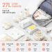 Tonyee Wrap Backpack - Stylish Diaper Bag & Travel Essentials for Parents - Gray-White Removable Crossbody & Bottle Support - Buy Online on GoSupps.com