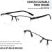 Buy STAMEN Blue Light Blocking Glasses for Men and Women - Anti Eye Strain Clearer Lens Better Sleep - Perfect for Computer and Gaming Use - Buy Online on GoSupps.com