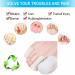 Toe Cap Silicone - 12 Pack Breathable Gel for Blisters & Hammer Toes (4 Large + 8 Small) | Ultimate Toe Protection - Buy Online on GoSupps.com