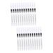Didiseaon 48 Pcs Eyeliner Pencil White Eyeshadow Stamp Eyeliner Woman Eye Makeup Pencil Wooden Pole Miss Girl