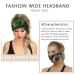 Boho Wide Headbands Black African Headwraps Set 6 - Buy Online on GoSupps.com
