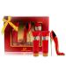META-BOSEM Prinss Red Women's Fragrance Set - Sweet Floral Note - Fresh Scent - Great Holiday Gift - for All Day Use - a High-Heel Classic Bottle (90ml Shower Gel+50ml EDT+90ml Body Lotion)