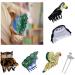 Limtula Hair Claw Clip Cute Animal Hair Clip for Women Girls Styling Bird Hairpin Hair Clip for Thick Hair Thin Hair Great white parrot - Buy Online on GoSupps.com