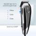 Professional Corded Hair Clippers Kit with 24 Accessories - 14 Guide Combs, 3 Hair Combs, 1 Scissor, 1 Storage Case, 1 Barber Cape - Buy Online on GoSupps.com
