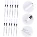 SKISUNO Liquid Brow Pen 12pcs Eyeliner Pencil Eye Liner Pencils Cosmetology Kit Silkworm Pen Wooden Pole Eyeliner Brush - Buy Online on GoSupps.com