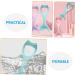 Mikinona Mutitool Stencil Shape for Compact Separator Mascara Applicator Women Lash Helpers Mermaid Aid Make with 15X5.7CM Blue - Buy Online on GoSupps.com