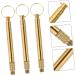 BCOATH 3pcs Brass Ear Cleaning Tools Kit Earwax Removal Picks for Family and Travel Use Smooth for Safe Ear Care - Buy Online on GoSupps.com