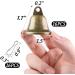 BigOtters Craft Bells 16PCS Bronze Jingle Bells - Vintage 1.7 X 1.5 Bells with Spring Hooks for Wind Chimes, DIY Decor & More - Buy Online on GoSupps.com