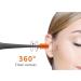 SSWERWEQ Ear wax removal tool 360 Swab Ear Wax Removal Tool Ear Cleaning Sticks Earpick Remover Silicone Ear Pick Double Ear Cleaner (Color : Schwarz) Black - Buy Online on GoSupps.com
