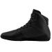 Adidas Men's Mat Wizard 4 Wrestling Shoe, Carbon/Metallic/Black, 9.5