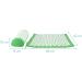 Navaris 2in1 Acupressure Massage Set - Shakti Mat & Pillow with Bag | Green White Needle Mat for Relaxation & Pain Relief - International Shipping Available - Buy Online on GoSupps.com