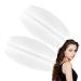 Underwear Shoulder Pads - Anti-Slip Silicone Shoulder Enhancer Pads - Adhesive Non-Slip Shoulder Protectors Pads For Lady And Women Party White
