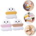  Beatifufu 3pcs Makeup Foam Corner Puff Foundation Sponge Ghost Pretty Puff Cosmic Puff Face Puff Hydrophilic Polyurethane Powder Miss Wet And Dry - Buy Online on GoSupps.com