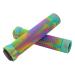 Z-FIRST Handle Bar Grips 145mm Soft Longneck Grips for Pro Stunt Scooter Bars and BMX Bikes Bars U-Rainbow