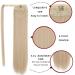 Premium Clip-In Ponytail Extensions | Natural Blonde Hairpiece | 24-Inch Wrap Around M27/613 - Buy Online on GoSupps.com