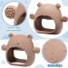 5 Pack Bear Baby Teething Toys for Babies 0-12 Months - Silicone Teethers for Anti-Dropping & Sucking Needs (Bright Colors) - Buy Online on GoSupps.com