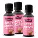 GymQueen Tasty Drops Nut Nougat 3x30ml Flavour Drops without calories Nut Nougat 30 ml (pack of 3)