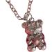 Oralgo Cute Bear Pendant Necklace - Fashionable Hip-Hop Style Collarbone Chain Ornament for Everyday Use - Buy Online on GoSupps.com