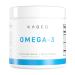 Kaged Omega 3 Softgels | Unflavored | Fish Oil Supplement | 3000mg Omega 3 Fatty Acid with EPA & DHA | Ultra-Pure No Fish Burps | Supplements for Men & Women | 30 Servings