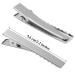 Ruisita 120x Alligator Hair Clips 2.2 Inch, Silver Metal Single Prong for Hair Accessories - Pack of 120 - Buy Online on GoSupps.com