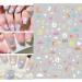 PC Hot Self-adhesive Back Glue Nail Supplies DIY Salon Nails Sticker for Summer Star Cloud Nail Sticker Nail Art Decorations Nail Art Sticker(1322) Style1322 - Buy Online on GoSupps.com