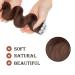 Real Hair Tape Extensions - 20pcs Wavy 50g 50cm Remy #04 Medium Brown & Chocolate Brown - Buy Online on GoSupps.com