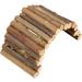 Duokon Hamster Accessories - Wooden Bridge & Curved Ladder for Hamsters Mice & Rats | Premium Small Pet Toys - Buy Online on GoSupps.com