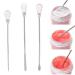 Nail Spatula & Art Spoon - Easy Carry Pink Tool for Mixing Nail Polish & Glitter - Perfect for Nail Decorations - Buy Online on GoSupps.com
