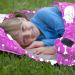 ANJ Outdoors Youth and Kids 32F - 59F Sleeping Bag - Pink Mummy Style Lightweight Bag for Boys and Girls | Indoor/Outdoor Sleeping Bag for Kids up to 4'3 - Buy Online on GoSupps.com