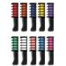 Froiny 10 Color Hair Chalk Comb Hair Chalk Comb Temporary Hair Dye Color Washable Hair Color Crayon Salon Set