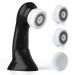 TOUCHBeauty Facial Cleansing Brush for Men Waterproof Spin Face Brush with Dual Modes & Stand Portable Facial Cleansing System for Face Deep Cleaning AG-0759MT Black2021