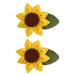 Sunflower Hairclip Set - Stylish Hairpins and Accessories for Girls, Women - Perfect Party or Gift Idea - Buy Online on GoSupps.com