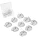 10 Pair Silicone Ear Plugs - Reusable Soft Washable Noise Cancelling - Ideal for Sleeping Shooting Music & Construction - Includes Plastic Case - Buy Online on GoSupps.com