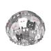 Cute Cartoon Cats Print Large Shower Cap for Women - Reusable Waterproof Hair Bonnet with Elastic Band - Kadiman - Buy Online on GoSupps.com