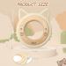 Natural Wood & Silicone Cat Bite Ring | Eco-Friendly Baby Toy - BPA Free Safe Gripping Toy Perfect Birth Gift - Buy Online on GoSupps.com