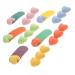 minkissy 5 Pairs Love Color Matching Hair Clip Hairpin Snap Clips for Hair Toddler Hair Accessories Hair Clips for Toddlers Cute Hair Clips Hair Pin Girl Issue Card Child Material: Plastic