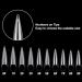 500PCs Clear Acrylic Nail Tips - 10 Sizes Medium Long Stiletto & Coffin Half Cover Tips with Box | French Nail DIY for Women - Buy Online on GoSupps.com