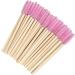 G2PLUS 50PCS Bamboo Lash Mascara Wands - Pink Disposable Eyelash Brushes Spoolies- Eyelash Mascara Applicator Brush Makeup Tools for Eye Lash Extensions 50 Count (Pack of 1) Pink - Buy Online on GoSupps.com