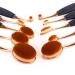 UNIMEIX Oval Ink Blending Brush - Rose Gold Crafting Tool for Card Making, Scrapbooking, Stamping - Buy Online on GoSupps.com