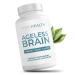 PUREHEALTH RESEARCH Ageless Brain Supplements for Memory and Focus - Nootropic Brain Health Supplement for Adults - with Bacopa Monieri Alpha GPC L-Tyrosine Vitamin B6 Niacin & More 60 Capsules