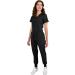 Green Town Women's Tuck-In Top/Jogger Scrub Set Medical Nursing GT 4FLEX Top and Pant Medium Black - Buy Online on GoSupps.com