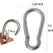 5-1/2 Inch Heavy Duty Stainless Steel Carabiner Clip for Outdoor Living, Gym, Boating, Hammock - Buy Online on GoSupps.com