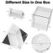 4 Pack K9 Optical Crystal Photography Prism Set with Crystal Ball, Cube, Triangular Prism, and Pyramid - Ideal for Teaching, Playing, and Photography - Includes Gift Box & Wipe Cloth - Buy Online on GoSupps.com