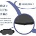 Morgan Home Weighted Eye Mask - 0.5 lbs for Relaxing Sleep | Adjustable Headband | Grey | International Shipping Available - Buy Online on GoSupps.com